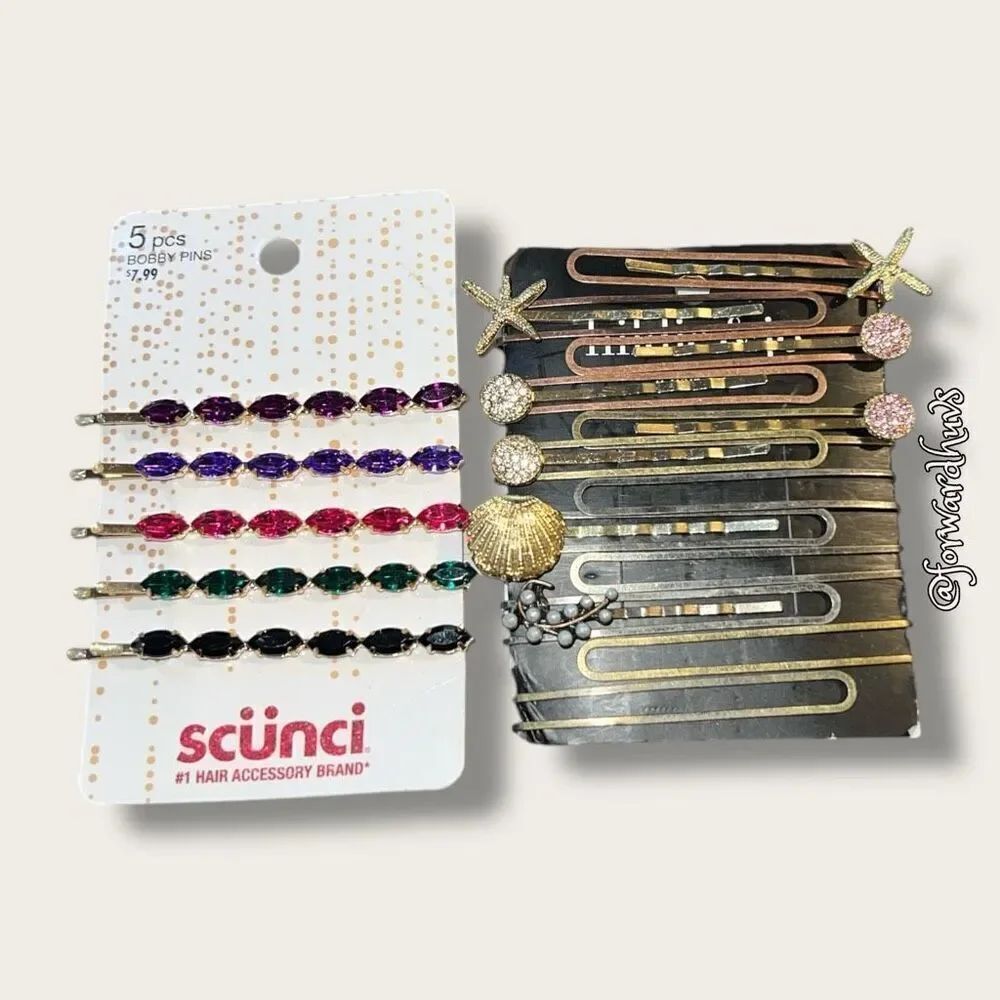 Bundle Sale 3 for $15 | Hair Pins | Scunci and Unbranded